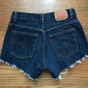 Vintage Levi’s 505 Denim shorts